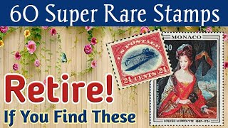 Super Rare Stamps - Big Fortune 💰 If You Have These | 60 Most Expensive Stamps Ever Sold