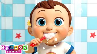 Meeko Loves to Brush His Teeth - Meeko's Morning Routine | Nursery Rhymes | Meeko's Family
