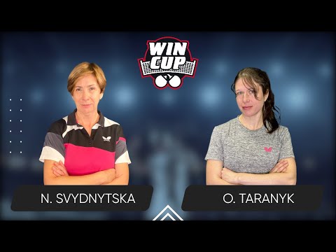 13:15 Nataliia Svydnytska - Olena Taranyk 29.06.2025 WINCUP Women Master Table 2
