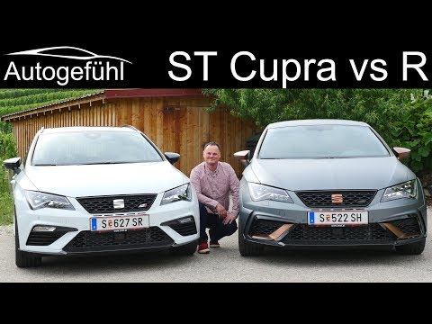Seat Leon ST Cupra 300 Carbon Edition vs Leon Cupra R comparison REVIEW - Autogefühl