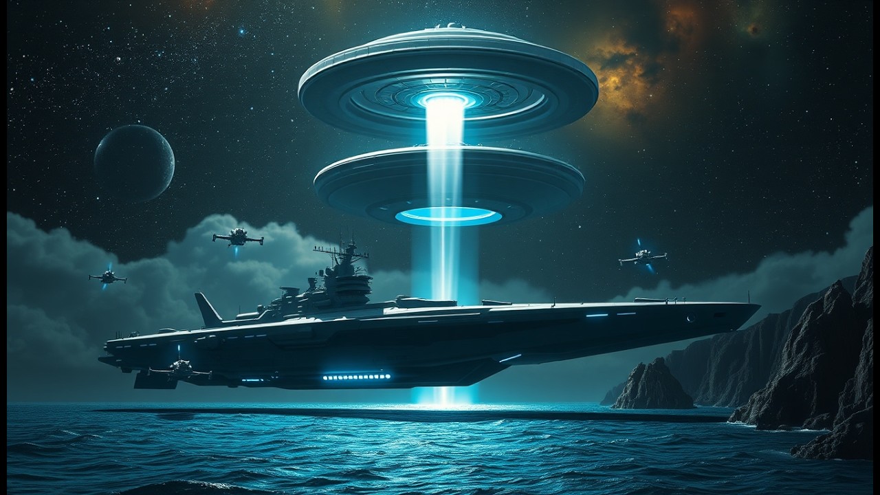 Human Battleship’s Arrival Shocks Galactic Visitors into Silence | HFY  Story
