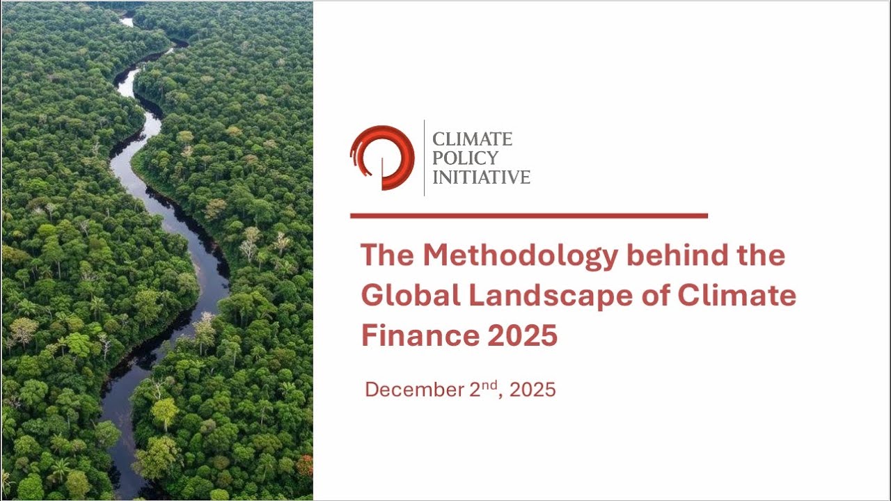 The Methodology behind the Global Landscape of Climate Finance 2025