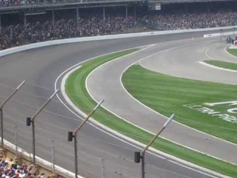2013 Indy 500 Kanaan Lead, Franchitti Crash