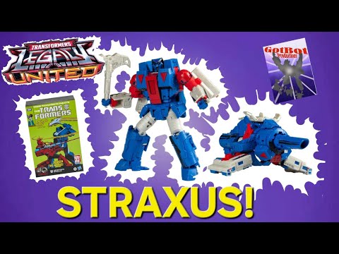 Transformers Legacy United Comic Book Straxus - GotBot True Review NUMBER 1219