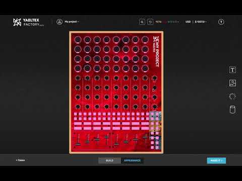 YAELTEX V2: THE FACTORY - Custom MIDI controller design WEBAPP (first preview)
