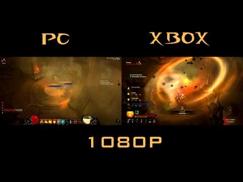 Diablo 3 Xbox 360 vs PC Zoltun Kulle Comparison side by side