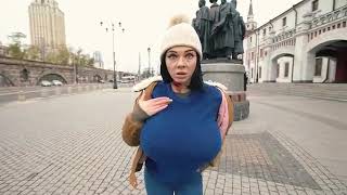 ДЕВУШКА ВАМПИР / ПРАНК (реакция людей на большие сиськи) ⛔