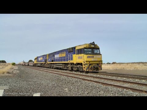 6MP4 Pacific National Intermodal Freight Train (5/4/2019) - PoathTV Australian Railways
