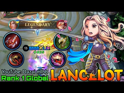 Hybrid Build Lancelot Unstoppable Gameplay - Top 1 Global Lancelot - Mobile Legends