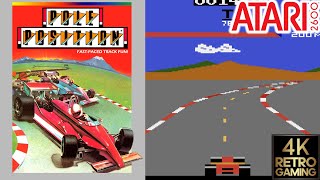 Pole Position Atari 2600 4k Gameplay