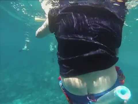 Big Fat Butt Snorkeling