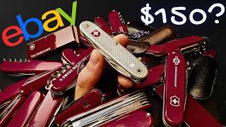 I Paid $150 for 30 Knives on eBay... Victorinox HAUL! (Was it Worth it)