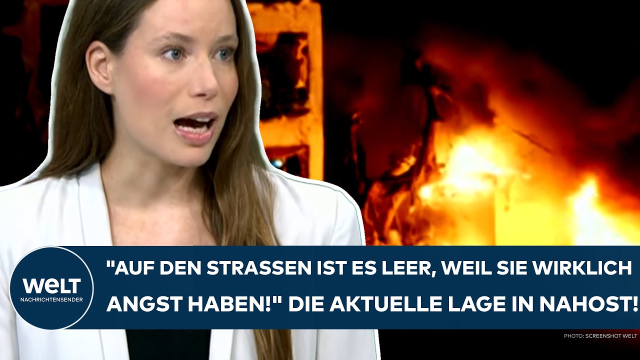 KRIEG IN NAHOST: "Auf den Straßen ist es leer, weil sie wirklich Angst haben!" Die aktuelle Lage!