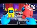POV Among Us 360 VR: Glass Bridge Squid Game | ACGame Animations