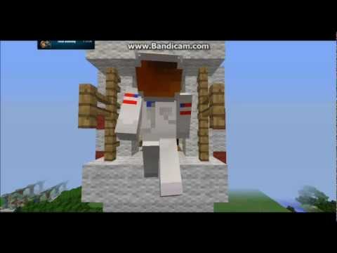 Felix Baumgartner in Minecraft!!