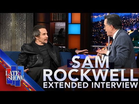 Sam Rockwell Talks Burritos, "NYPD Blue," And Colbert's Time Travel Podcast - EXTENDED INTERVIEW