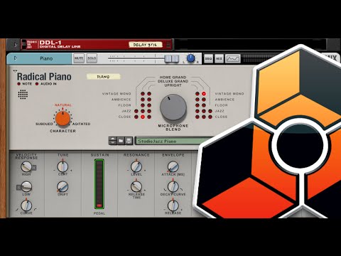 Radical Piano Atlantic Records Stereo Upright Preset Ballad Reason Rack Extension