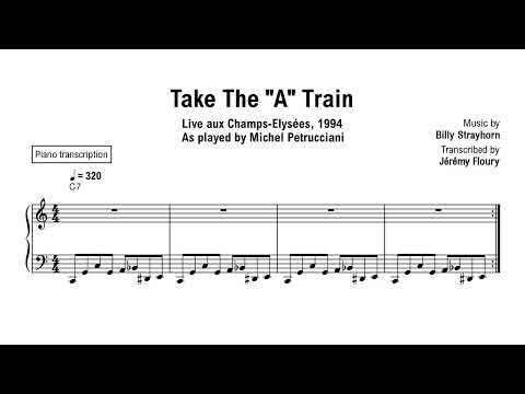 Michel Petrucciani - Take The A Train | Piano transcription