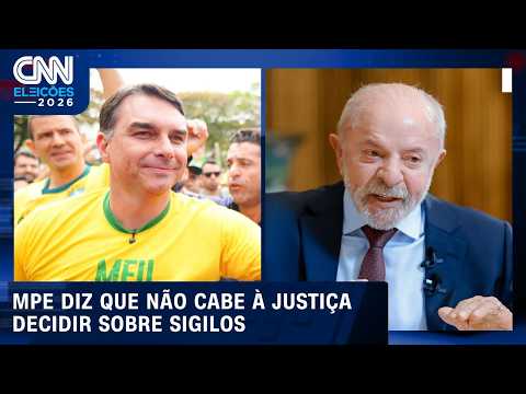 MP Eleitoral defende extinção de processo sobre sigilos de Flávio e Lula | CNN AGORA