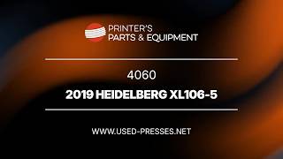 2019 Heidelberg XL106-5 video