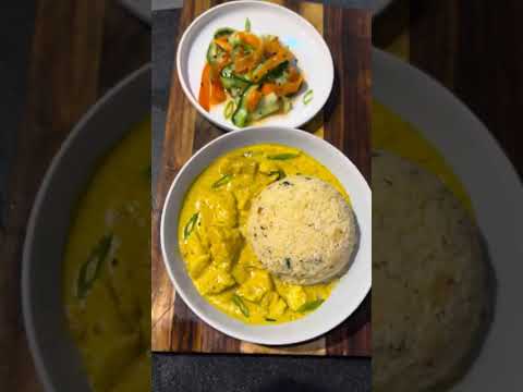 How to make curry fish with cilantro lime rice and cucumber salad πΎ detail recipe β¬οΈ