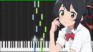 Date 2 & Mitsuha's Theme - Kimi no Na wa (君の名は) [Piano Tutorial] (Synthesia) // Torby Brand