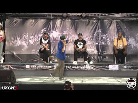 GREEN TECK VS SLIM BOOGIE [ Best 8-4 ] - HURRICANES BATTLE-ISM 2015 TAIWAN & POPPIN 1ON1 SIDE