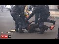 Police Disperse Taxi Drivers With Stun Grenades