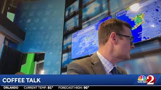 COFFEE TALK: Wet pattern kicks off today- Let's chat!