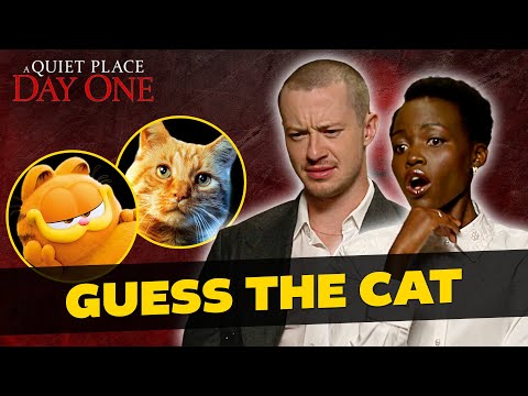 “The Cat From Dune...?!” 🤣🐈 Joseph Quinn & Lupita Nyong’o Hilariously Fail “Guess The Famous Cat”🐱