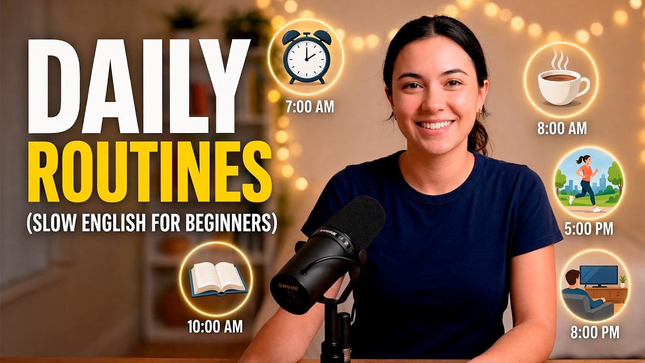Daily Routines (Slow English Conversation for Beginners)