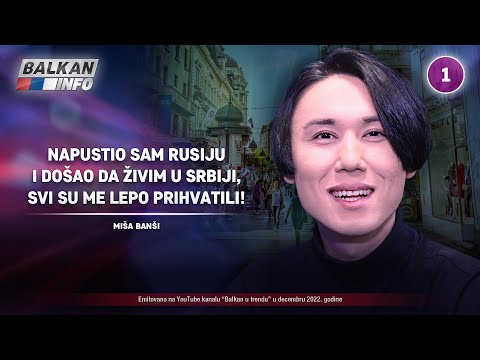 INTERVJU: Miša Banši - Napustio sam moju zemlju i došao ovde, svi su me baš prihvatili! (15.12.2022)
