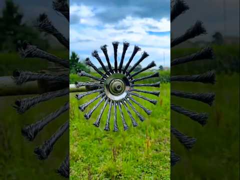 the new wire weed trimmer is so easy to use. big and small grass will fall off with just a touch.