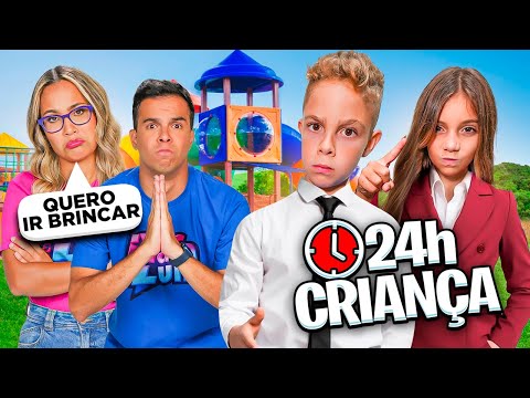 VIRAMOS FILHOS POR 24 HORAS! - IMPOSSÍVEL - ESPECIAL DIA DAS CRIANÇAS!