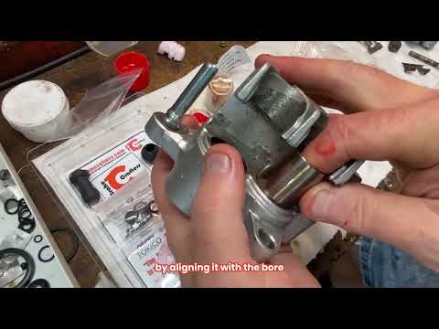 How to install a BrakeCrafters Caliper Seal & Piston Kit