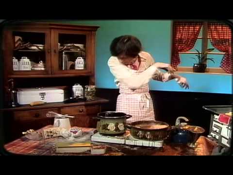 Sketch Ilja Richter - Mit Kochbuch in der Küche in Disco 1978