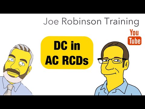 DC in AC RCDs Joe Robinson training on #e5