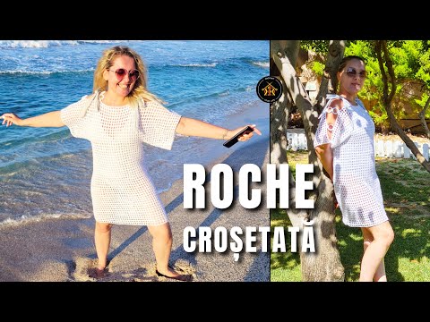 Cum crosetam rochie de plaja Daniela - Atrage toate privirile pe unde mergi