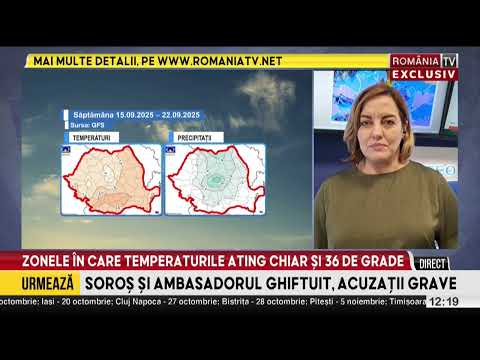 Prognoza meteo ANM. Se prelungește vara până în octombrie