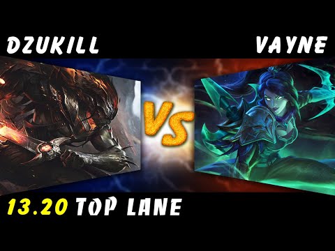 Dzukill - Yasuo vs Vayne TOP Patch 13.20 - Yasuo Gameplay
