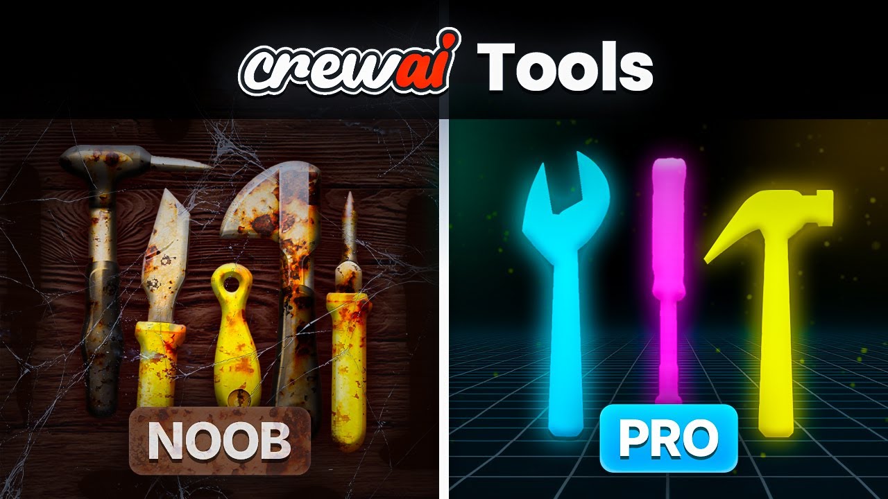 CrewAI Noob vs Pro Tools