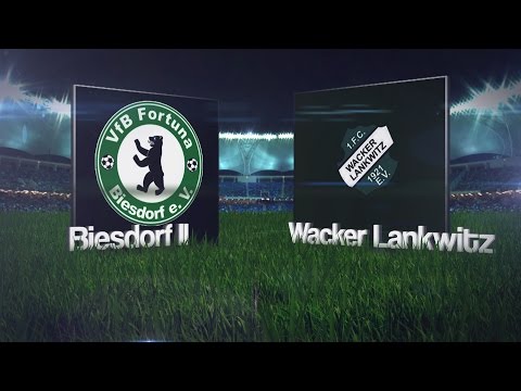 VfB Fortuna Biesdorf II vs 1. FC Wacker 21 Lankwitz II (Bezirksliga 15. Spieltag)