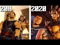 Shao Kahn Killing Kung Lao Comparison (2011-2020)