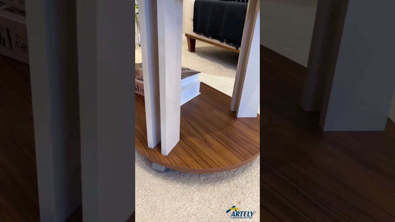 Thumbnail do vídeo - Mesa de Centro Mundi - Cedro C / Off White