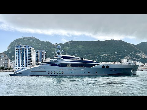 SANAM, 52.4 Palmer Johnson Built Superyacht In Gibraltar 4K