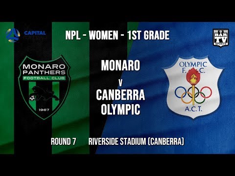 NPL Women - 1st Grade - Capital Football  - ROUND 7 - Monaro Panthers FC vs Canberra Olympic FC