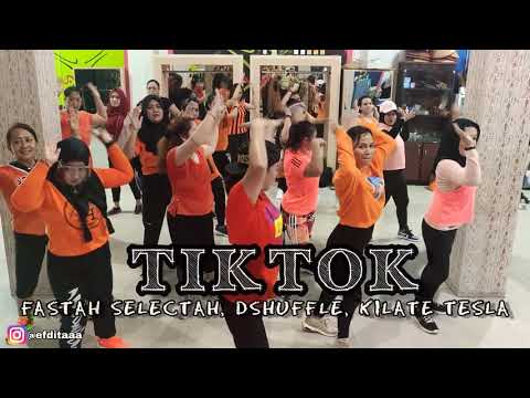 TIKTOK - FASTAH SELECTAH, DSHUFFLE, KILATE TESLA | ZUMBA |DANCEHALL | EDITA FEBRIANA