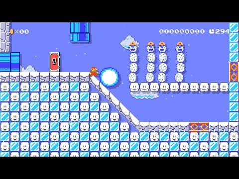 Super Mario Maker 2 - Snow Bowling by myfwendgoo - No Commentary