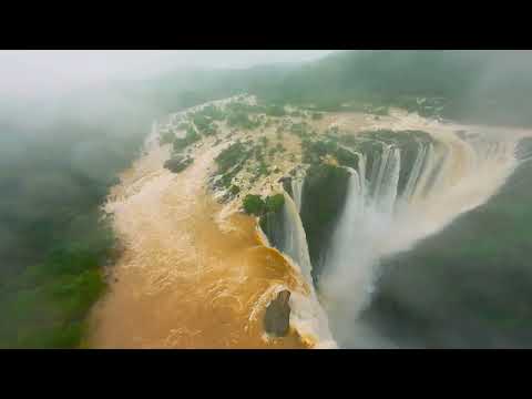 JOG FALLS - IN ITS GLORY - 03 AUGUST 2024 | FPV DRONE 4K