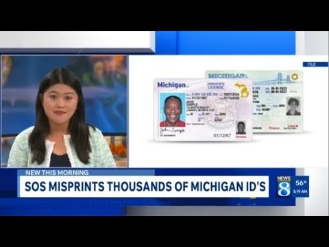 SOS misprints thousands of Michigan ID's